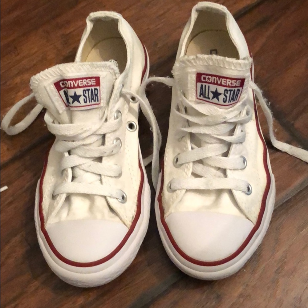 Kids White Converse